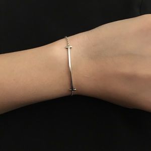 Tiffany T Smile Bracelet Silver 